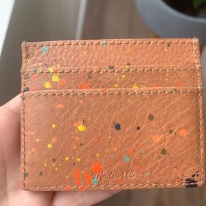 Brand new Madewell leather card holder